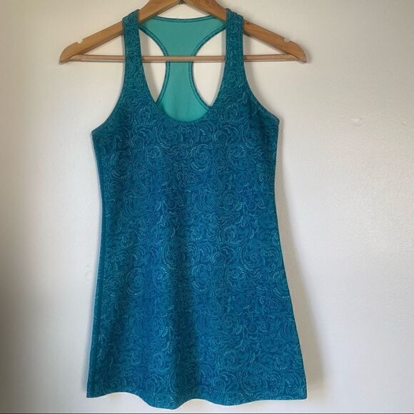 Lululemon Cool Racerback Teal Manifesto tank - Picture 1 of 11